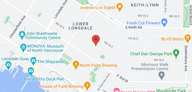 map of 419 ST. ANDREWS AVENUE